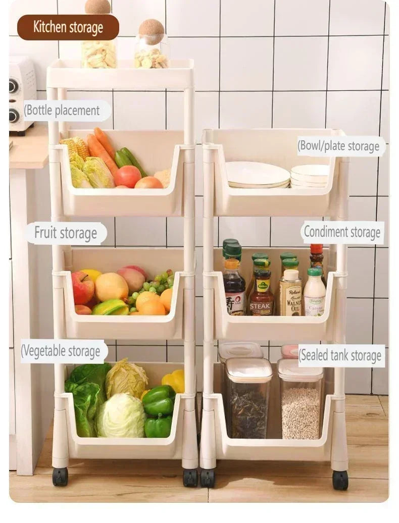 Nuevo carrito de almacenamiento de cocina, estantería con hendidura, gabinete de almacenamiento, baño, sala de estar, organizador para el hogar, estante, esquina de cocina estrecha