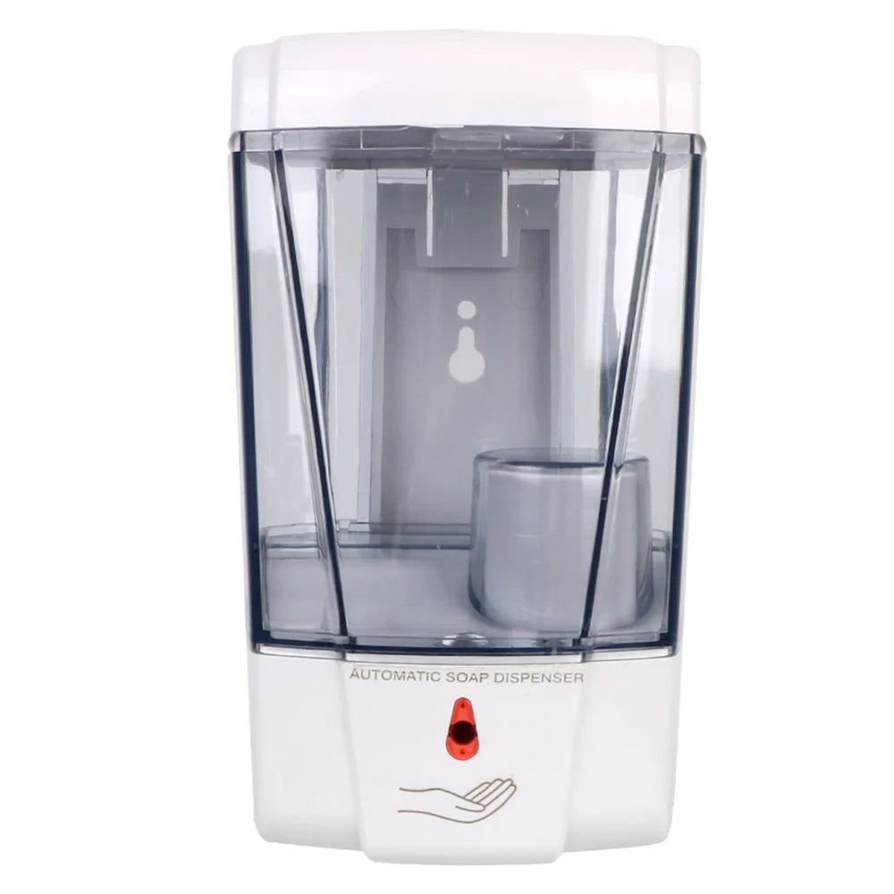 Bomba de loción sin contacto de montaje en pared, líquido sin contacto para cocina, baño, dispensador automático de jabón con Sensor IR, 700ml