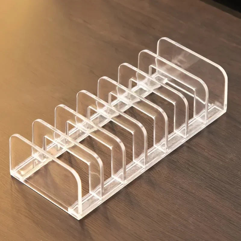 Organizador de paleta de sombra de ojos para mujer, bandeja de almacenamiento de polvo de ojos, estante de cosméticos, soporte de compartimiento de herramientas de maquillaje, organizador de maquillaje, nuevo