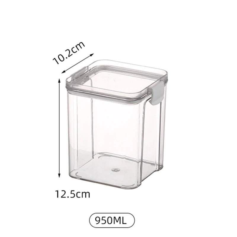 Tarro de grano para cocina, contenedor sellado, caja de mantenimiento fresco de alimentos, refrigerador, organizador, impermeable, duradero, sellado, gran capacidad, 1 ud.