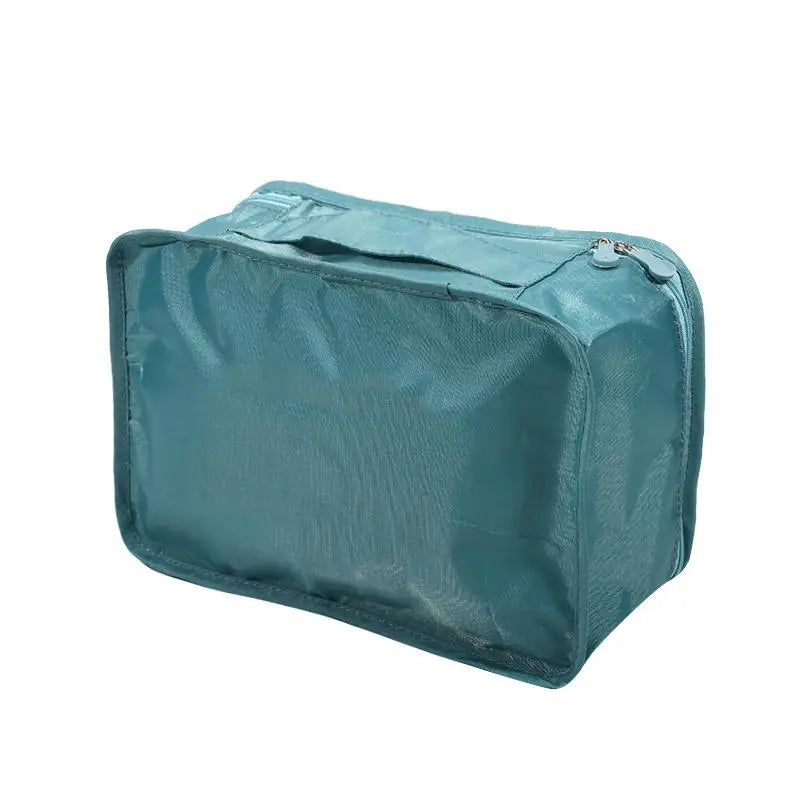 Bolsa de almacenamiento con asa de viaje, Maleta de equipaje, bolsa de malla de clasificación, organizador de ropa y zapatos, organizador de gran capacidad, 1 ud.