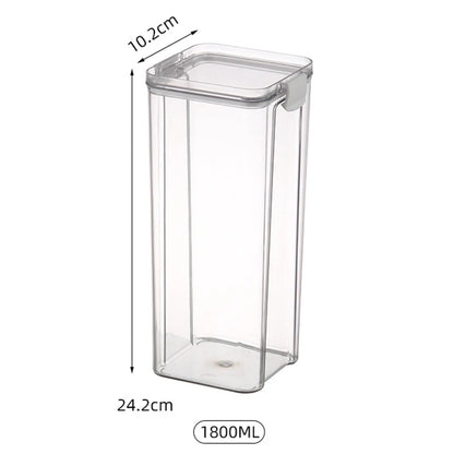 Tarro de grano para cocina, contenedor sellado, caja de mantenimiento fresco de alimentos, refrigerador, organizador, impermeable, duradero, sellado, gran capacidad, 1 ud.