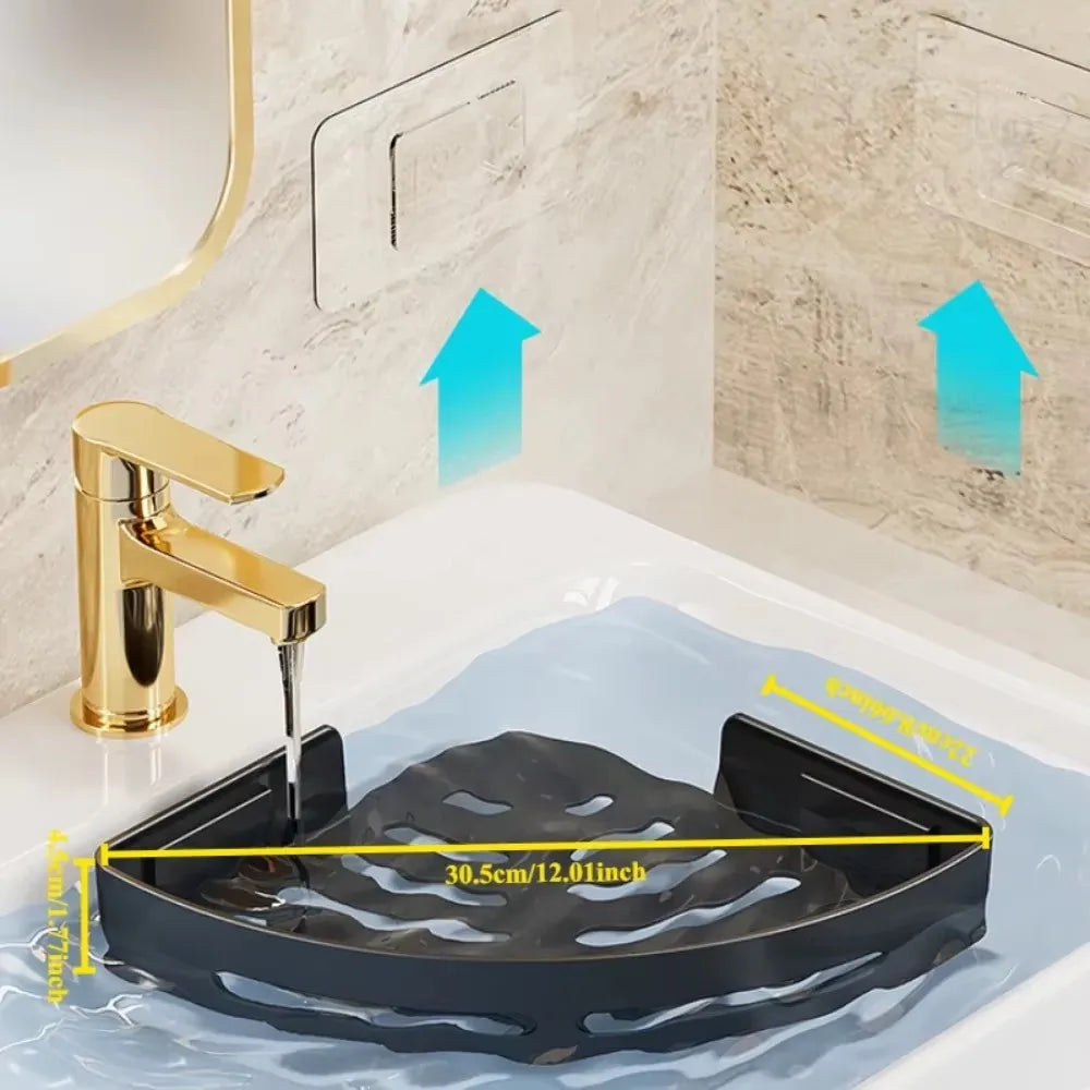 Nuevo Soporte adhesivo para champú y baño, estantes Caddy para ducha, almacenamiento sin taladro, soporte esquinero para toallas, estantes para 3/2/1 Uds.