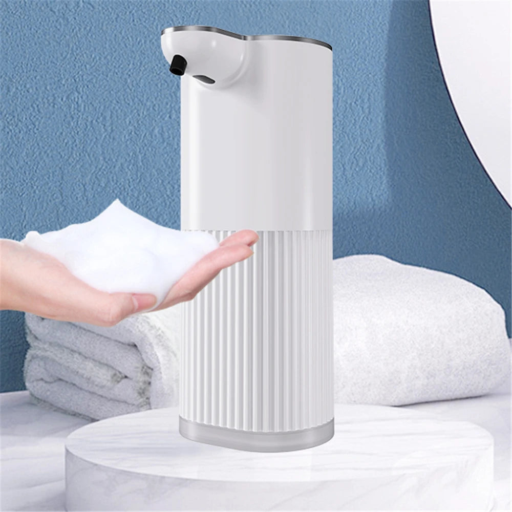 Dispensador de jabón inductivo inteligente de 4 engranajes, Sensor automático, distribuidor de espuma, generador de líquido de montaje en pared, lavadora de manos automática sin contacto