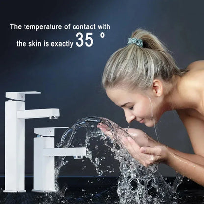 Grifo digital de temperatura inteligente con pantalla LED para un control preciso de la temperatura del agua en el baño y la cocina