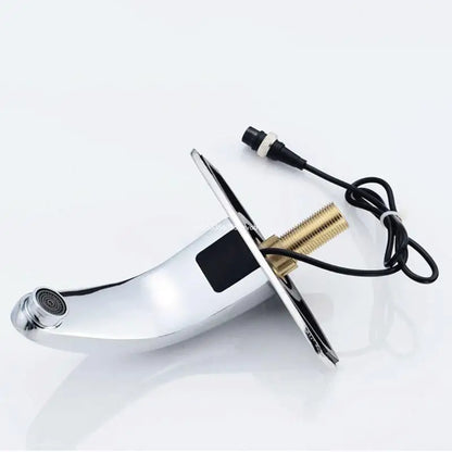 Grifo de baño sin contacto con Sensor automático, grifo de agua en cascada