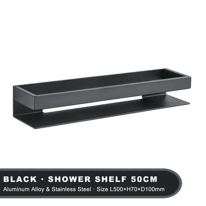 Estante de ducha de acero inoxidable, organizador, estante de almacenamiento para baño, soporte esquinero para champú, accesorios de Hardware de cocina montados en la pared