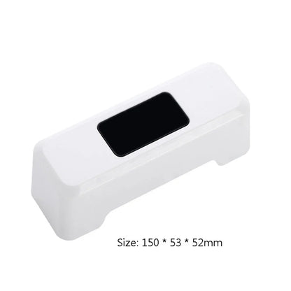 Sensor de descarga de inodoro con Sensor de infrarrojos, botón de descarga de inodoro automático inteligente, interruptor de drenaje táctil