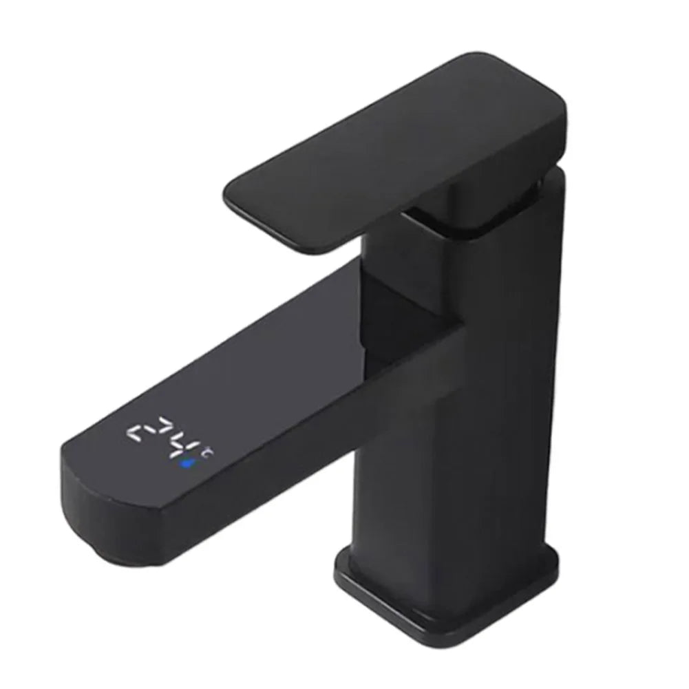 Grifo digital de temperatura inteligente con pantalla LED para un control preciso de la temperatura del agua en el baño y la cocina