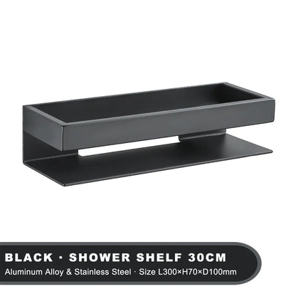 Estante de ducha de acero inoxidable, organizador, estante de almacenamiento para baño, soporte esquinero para champú, accesorios de Hardware de cocina montados en la pared