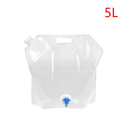 Contenedor de agua portátil con grifo, gran capacidad para acampar, almacenamiento de agua para cocinar, 6/8/13/18L