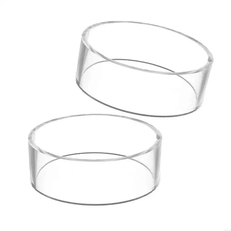 Soporte de bola acrílica para fútbol, baloncesto, Rugby, fútbol, soporte de exhibición redondo transparente