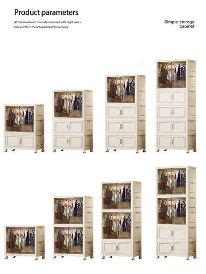 Gabinete de almacenamiento, caja de almacenamiento plegable para el hogar, sala de estar, gabinete de juguetes, estante de almacenamiento, gabinete de aperitivos, almacenamiento de cocina sin instalación