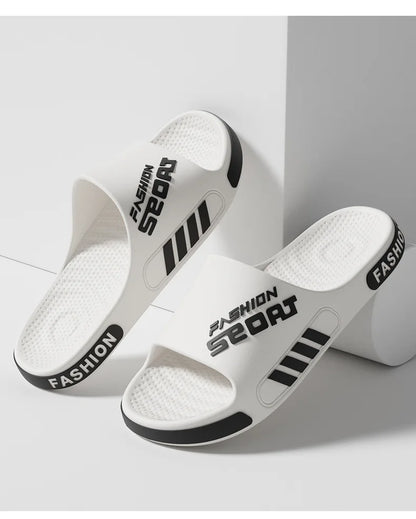 Zapatillas de alta gama para hombre, zapatillas de Eva de gran tamaño de diseño profesional, sandalias de pareja de estudiantes de moda, zapatillas antideslizantes para uso al aire libre para mujeres en verano