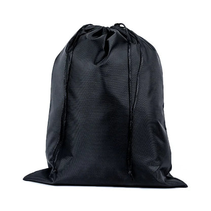 StoBag 10/5 Uds. Bolsas largas de nailon negro con cordón impermeable a prueba de polvo paraguas almacenamiento de embalaje bolsa organizadora de viaje reutilizable