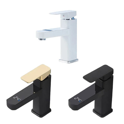 Grifo digital de temperatura inteligente con pantalla LED para un control preciso de la temperatura del agua en el baño y la cocina